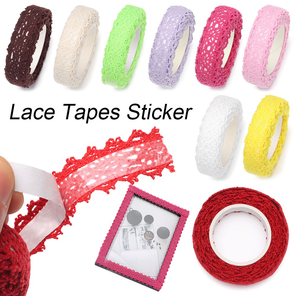 Guipure Lace Panel - 2 metre/pc dantel bantlar Sticker kırtasiye