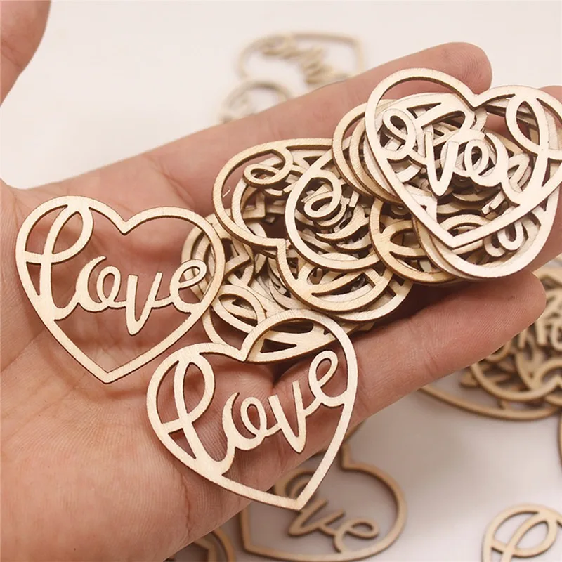 50 adet Kalp Ahşap Süs Kalp Di - Embellish Craft incelemesi ve fiyatı