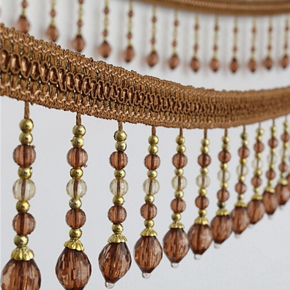 6 yard örgülü asma boncuklu pü - Fringe Ribbon Sewing incelemesi ve fiyatı