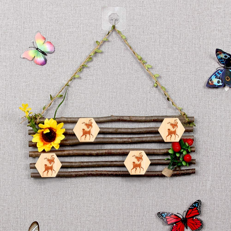 5cm Ahşap Altıgen Boş Dilimler - Christmas Craft Embellishment incelemesi ve fiyatı