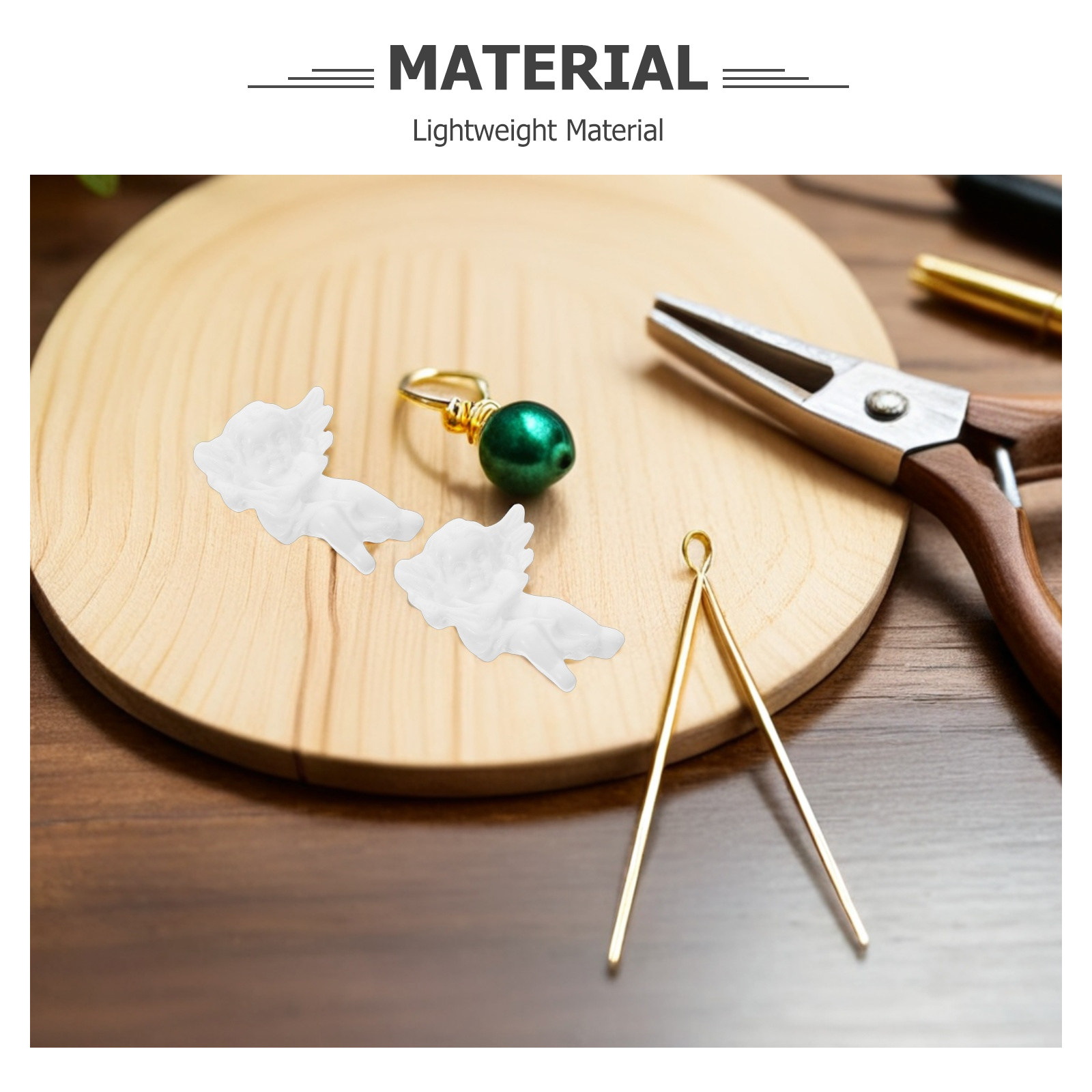 100 Adet Reçine Melek Figürler - Christmas Craft Embellishment incelemesi ve fiyatı